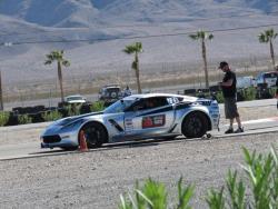 Photo of Jordan Priestley on grid for the Falken Tire Hot Lap Challenge